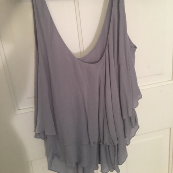 Free People Tops - Blue Flow Free People Tank Top